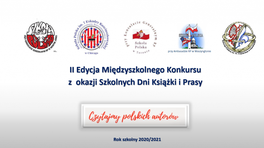 WYNIKI II EDYCJI KONKURSU MIĘDZYSZKOLNEGO “CZYTAJMY POLSKICH AUTORÓW”