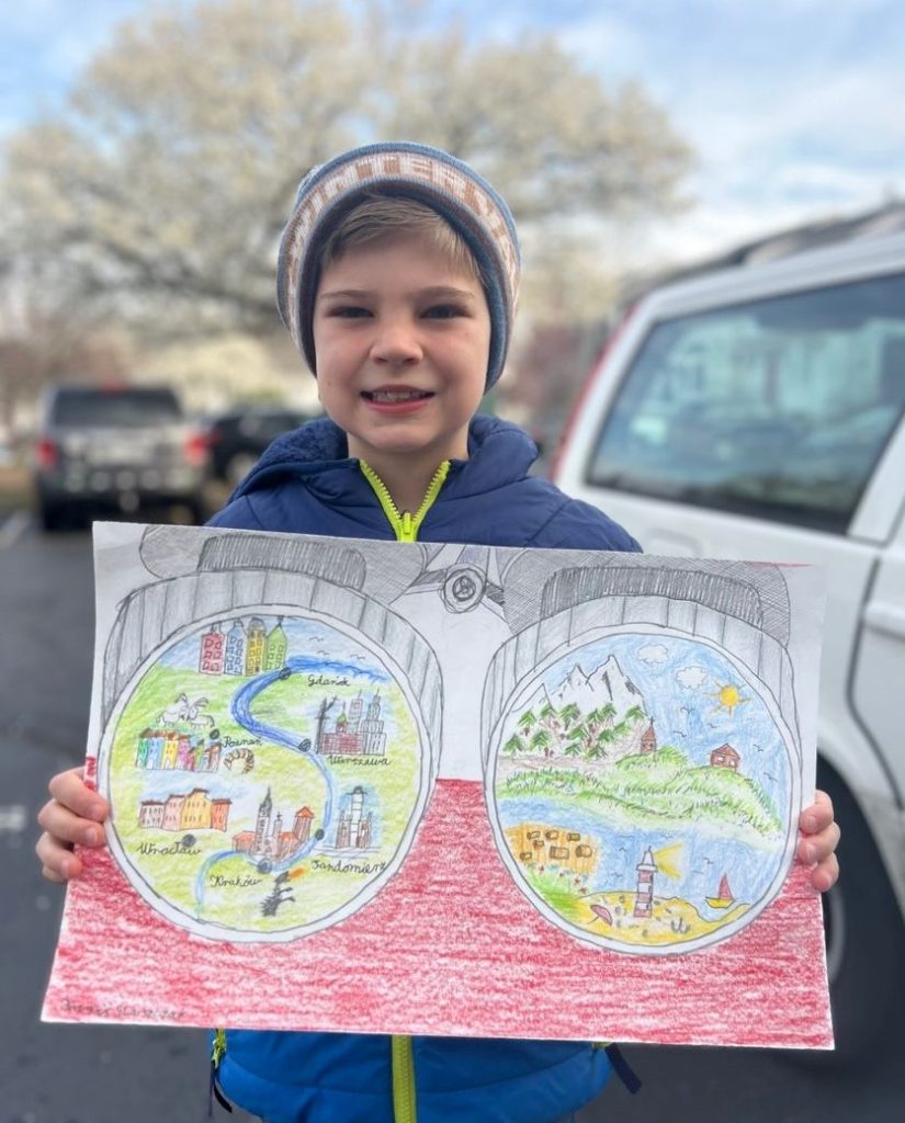 Międzynarodowy konkurs „Być Polakiem” – wyróżnienie dla  ucznia klasy II Szkoły Polskiej przy Ambasadzie RP w Waszyngtonie.