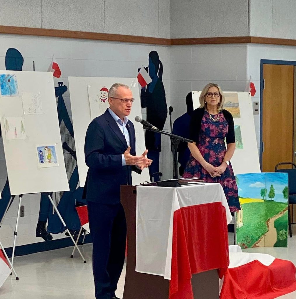 Uroczyste zakończenie roku szkolnego 2022/23  Szkoły Polskiej przy Ambasadzie RP w Waszyngtonie.